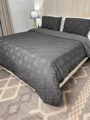 3pc Tufted Wave Duvet Cover Set Size:6*6/6*7 S.K
