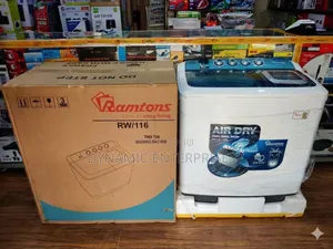 Ramtons Washing Machine Twin Tub 10kg With Air Dryer