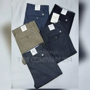 Quality Casual Men Official Khaki Plain Trouser