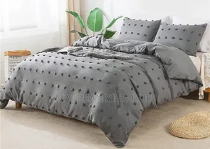 Tufted Dot Design Duvet Cover Set Size:6*6/6*7
Sk
