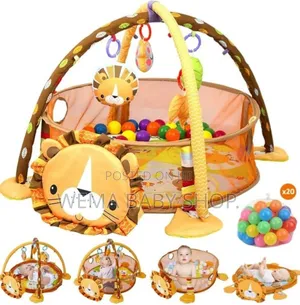 3-in-1 Baby Activity Gym and Ball Pit