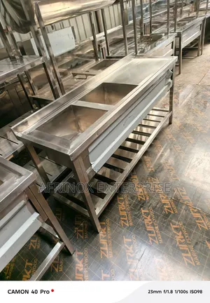 Double Bowl Sink, Stainless Steel Food Grade Quality