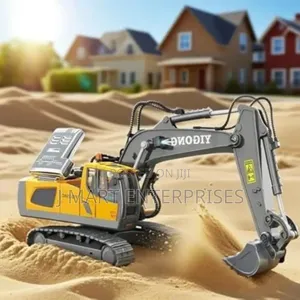 11 Channel Rc Excavator 1:20 Scale Alloy Remote Control Set Toy