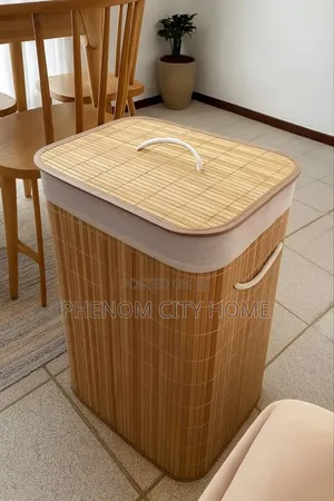 Foldable Wooden/Bamboo Laundry Baskets