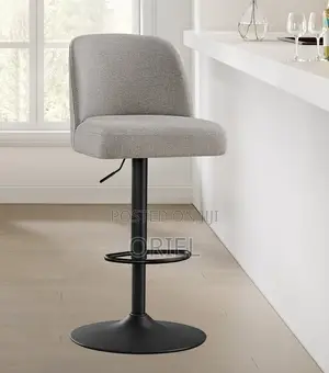 Home Chairs:- Swivel Height-Adjustable Kitchen Stool