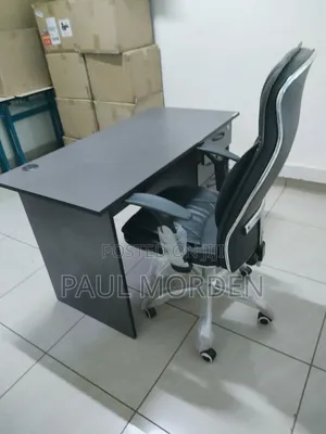 Office Desk Chair Combo _Strong, Style Space Saving