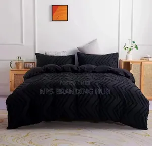 4pc Luxury Tufted Duvet Covers Size: *6*6/6*7* Sk