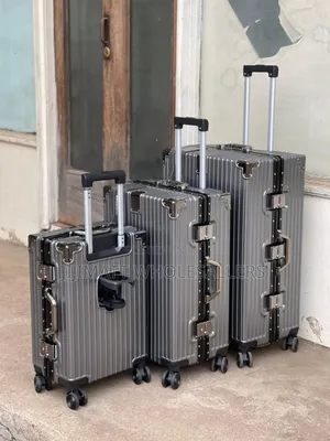 3in1 Laxurious Managerial Bossy Aliminium Unicross Zippless Suitcase