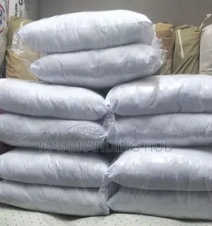 White Bed Pillows Pair Sk