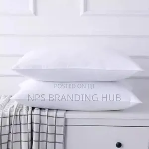 White Compressed Fibre Bed Pillows Sk