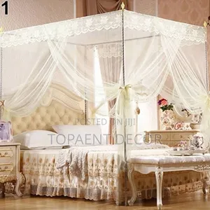 The Invisible Guard for Your Dreams 4 Stand Mosquito Net