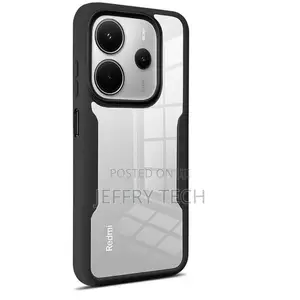 Xiaomi Redmi Note 14 Unique Transparent, Clear and Colorless With Blac