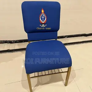 Office Chair : Custom Logo Padded Church Chairs