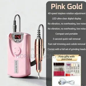 Professional Rechargeable Electric Nail Drill