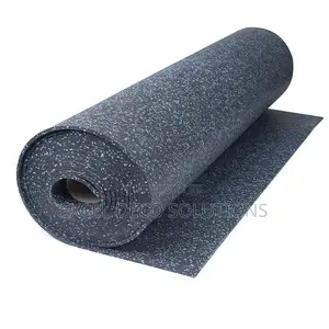 Blue Speckled Gym Rubber Mat for Commercial and Home Use Floors