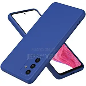 Samsung Galaxy A14 Blue Soft Silicone Phone Case/ Cover
