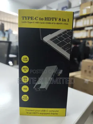 Type-C to HDTV 8 in 1 Hub