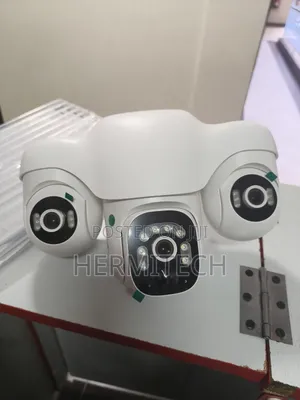 Triple Lens White Solar Panel 4g Smart