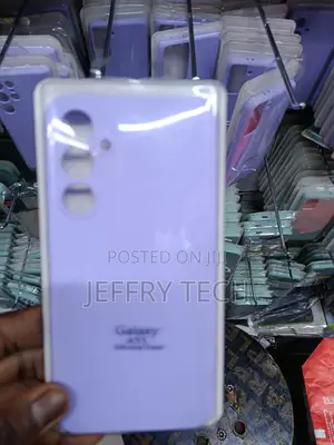 Heriff Samsung Galaxy A55 Liquid Silicone Case With Cloth Lining