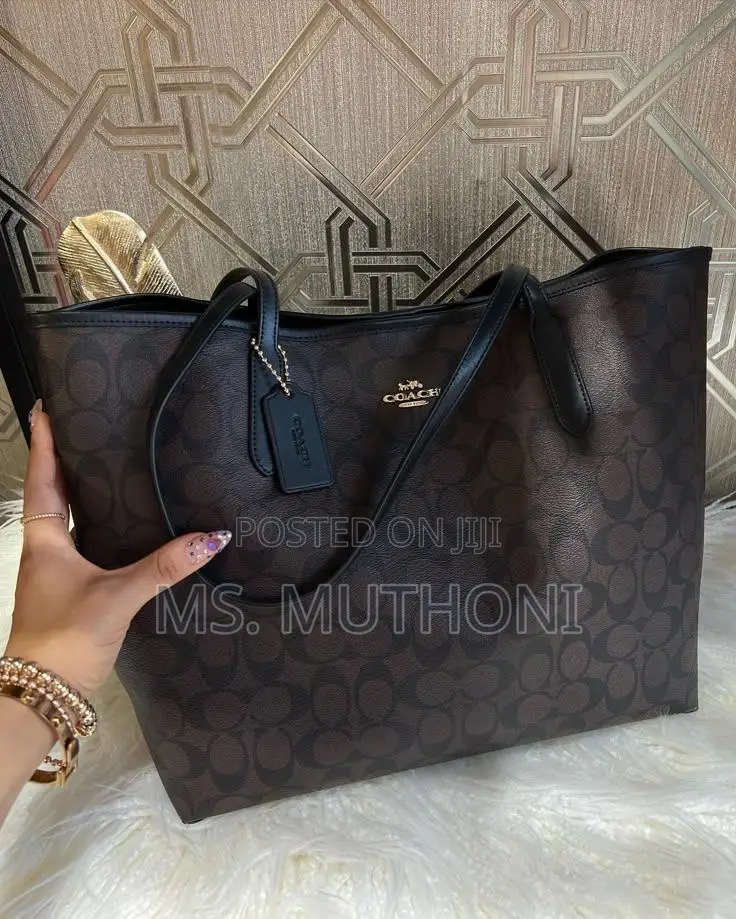 Quality Boxed Dupe Coach Tote Bag