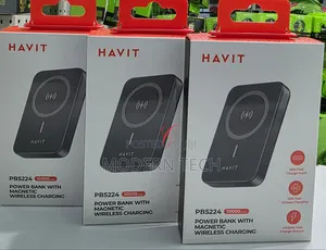 Havit Pb5224 *10000mah 20w Magnetic Wireless* Charging Power Bank