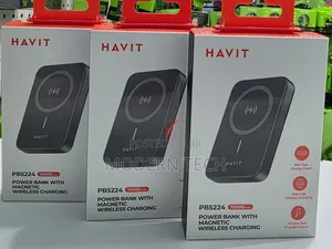 Havit 10000mah 20w Magnetic Wireless* Charging Power Bank