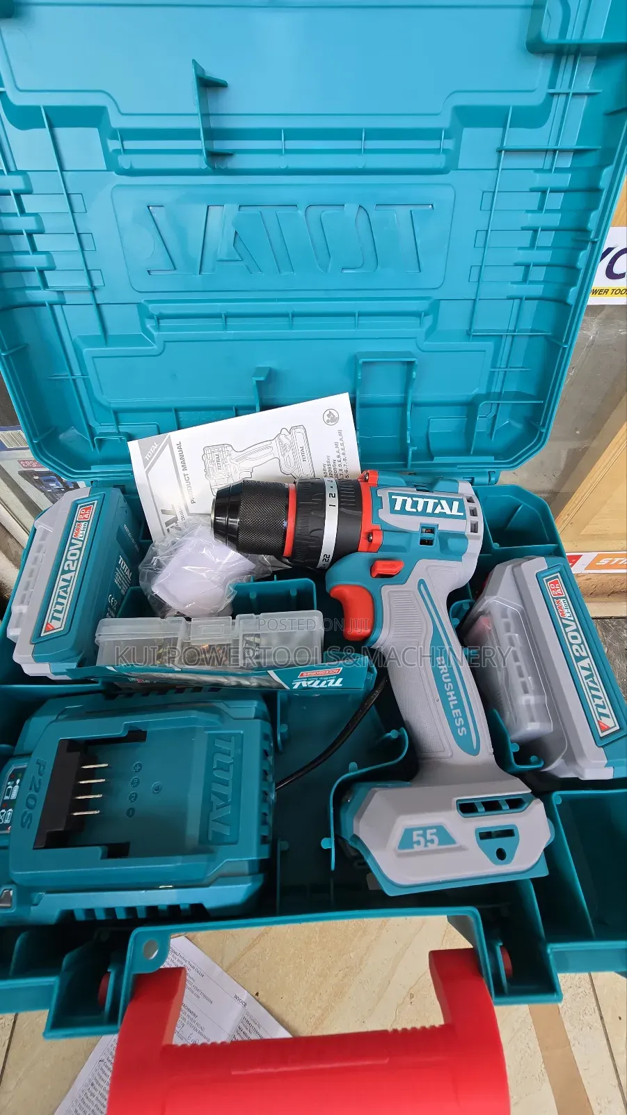 Total Cordless Brushless Drill/ Total 55nm Cordless Drill
