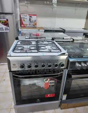 BJS Inox Everest 60 by 60 Cooker With Wok Burner