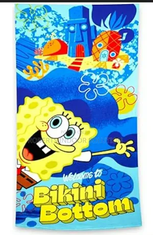 Nickelodeon Spongebob Squarepants Beach,Pool And Bath Towel