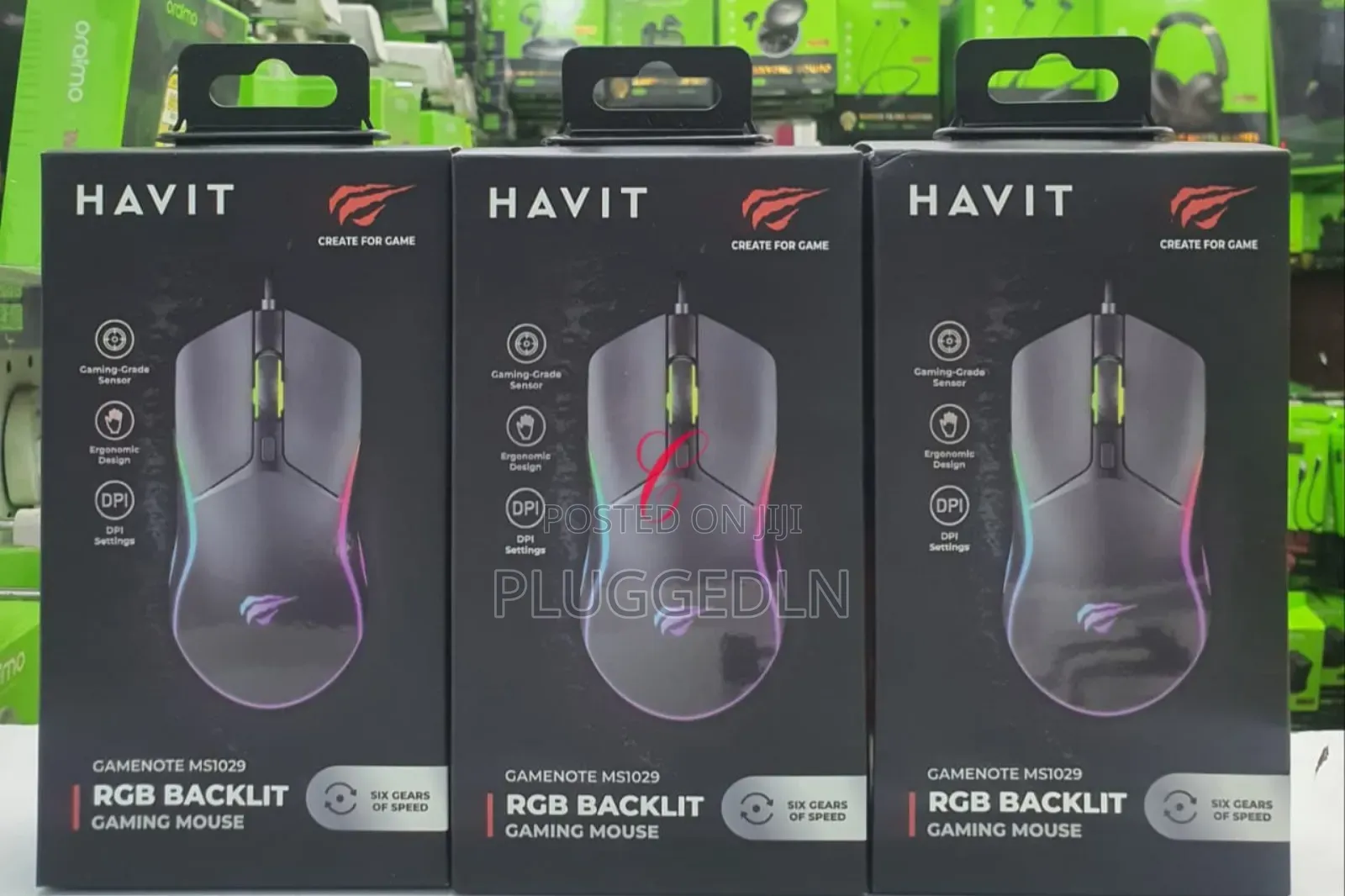 Havit Gamenote Ms1029 RGB Backlit Gaming Mouse.