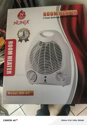 2 Heat Settings 1000watts Room Heater