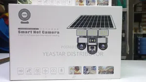 Solar-Powered Triple-Lens Security Camera( Wifi)