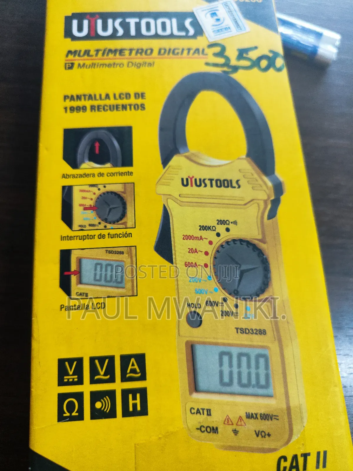 Uyustools Tsd3288 Digital Clamp Multimeter.