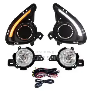Mazda Demio 2014-2018 Fog Lights With DRL Fog Lights Covers