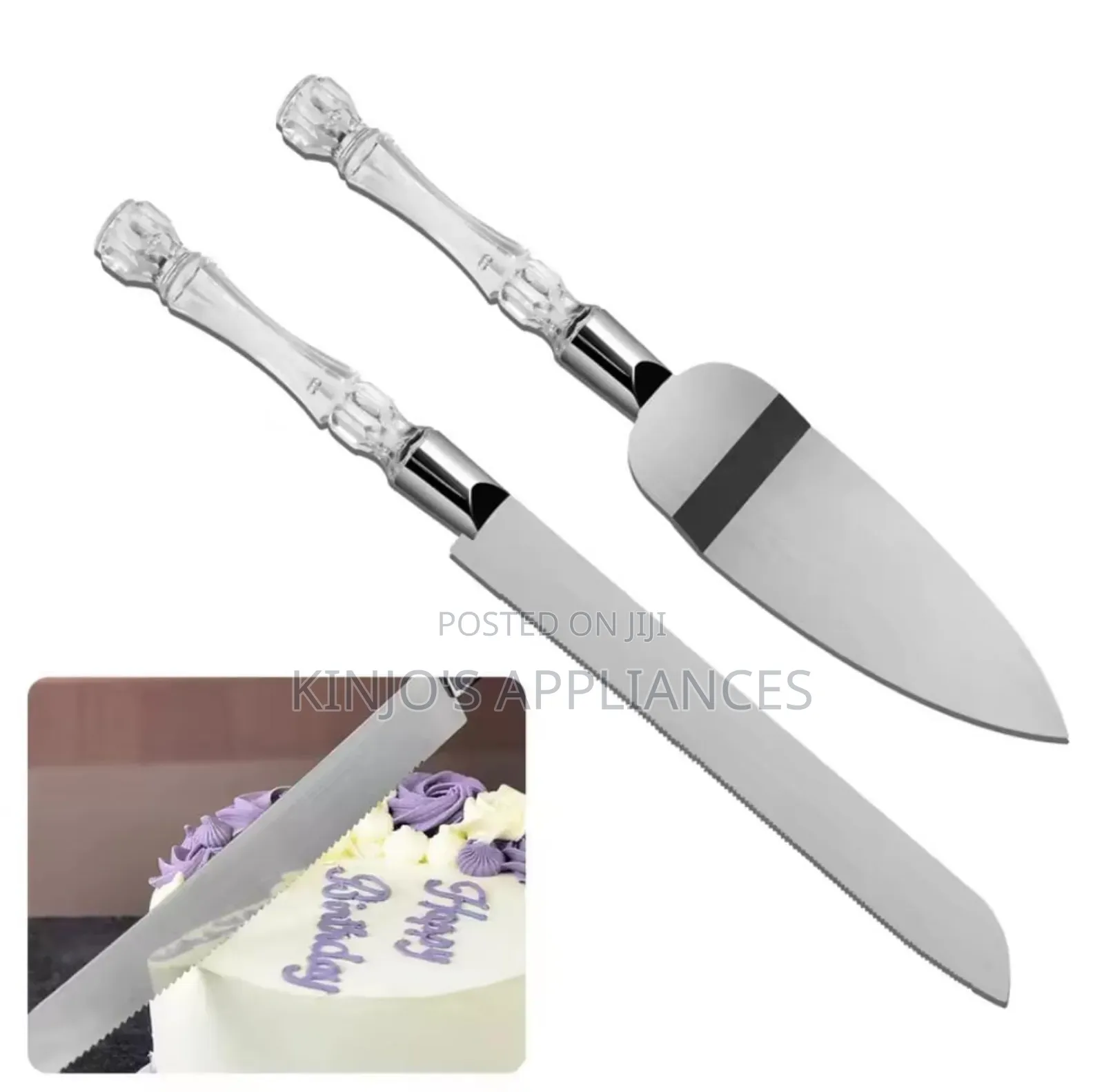 Stainless Steel Cake Cutter and Pie Spatula