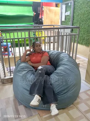 Gray Comfy Beanbags Couch /Seat
