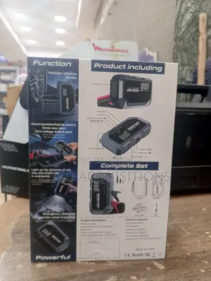 12v Jump Starter Pack With Air Compressor