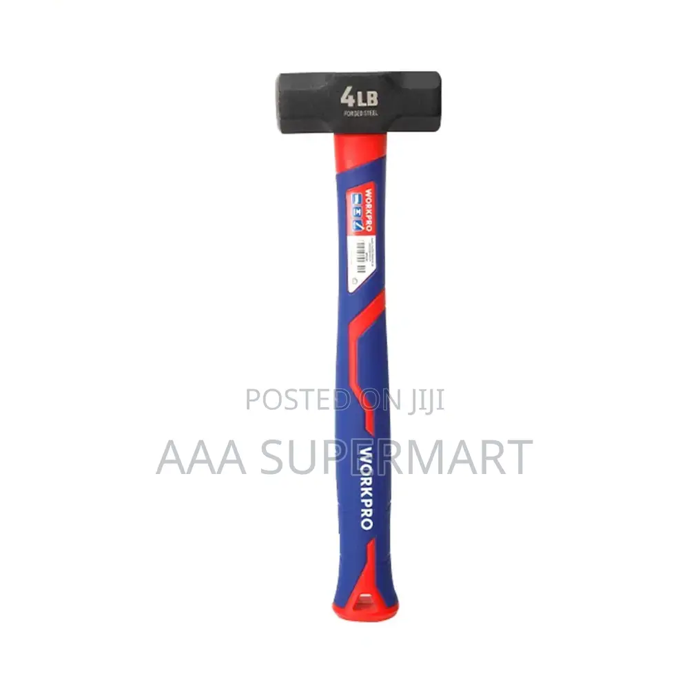 Wp241033 2000g Stone Hammer With Fiberglass Handle Workpro