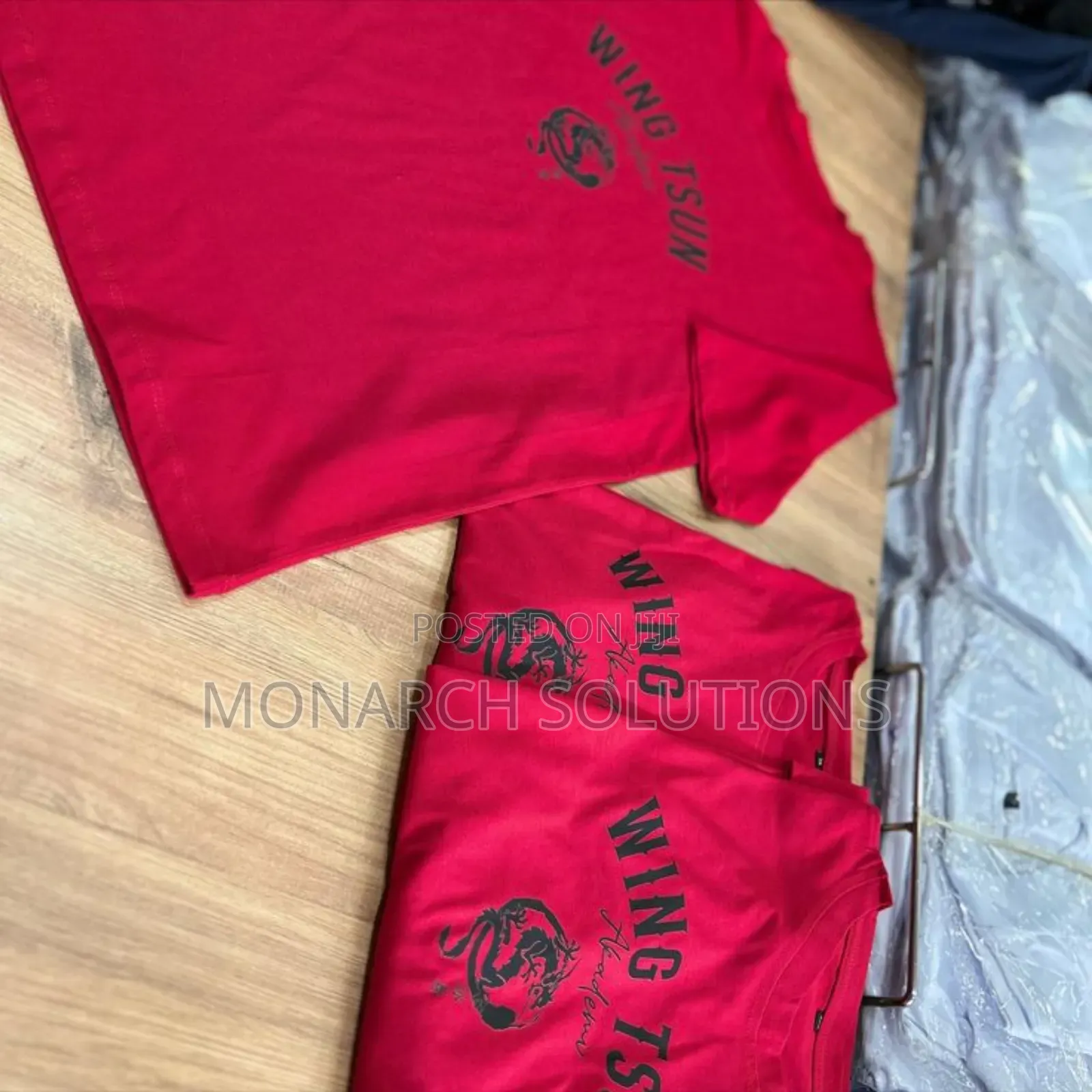 White Tshirt With Gold Artwork