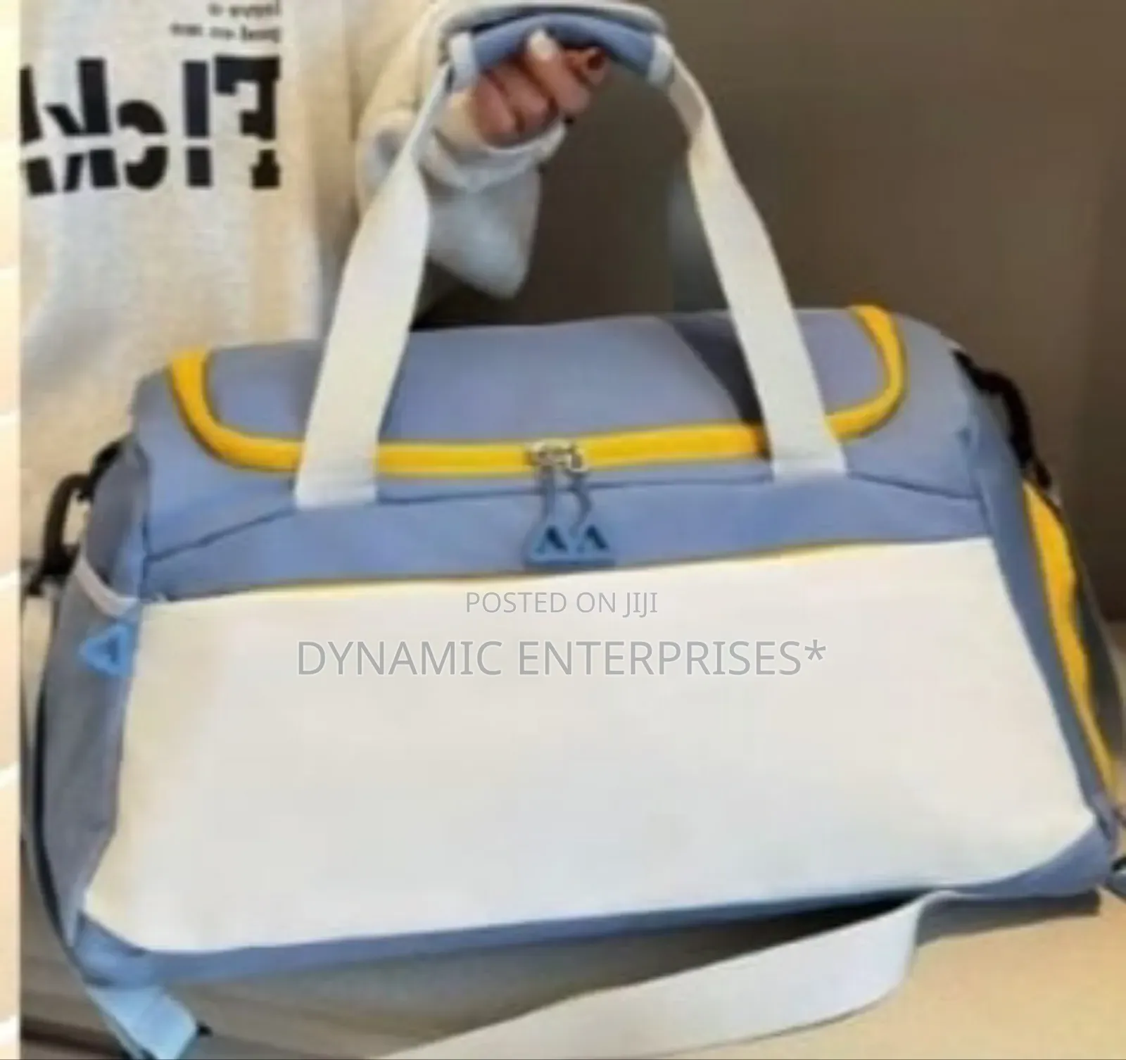 Leather Large Travel Duffle Bag