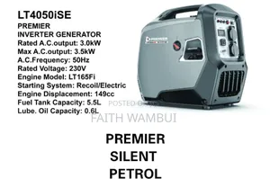 3.5kw Original Premier Petrol Powered Silent Generator
