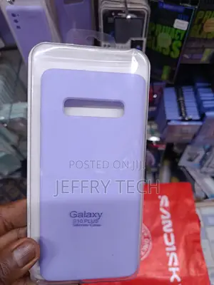 Miksy Samsung Galaxy S10+ Liquid Silicone Case With Cloth Lining