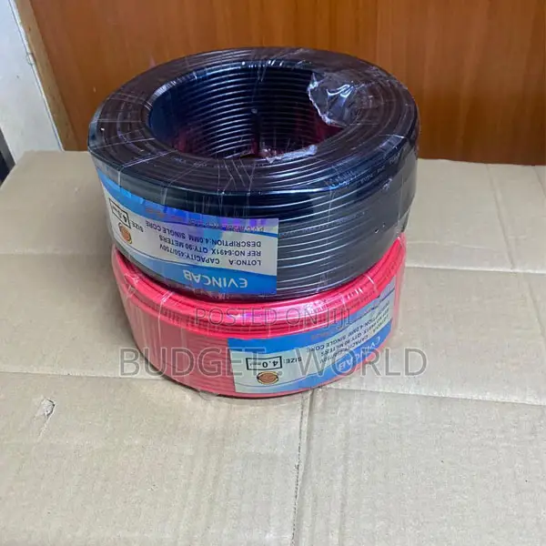 6.0mm Single Core Electrical Cable – Green/Yellow/Black High Quality C