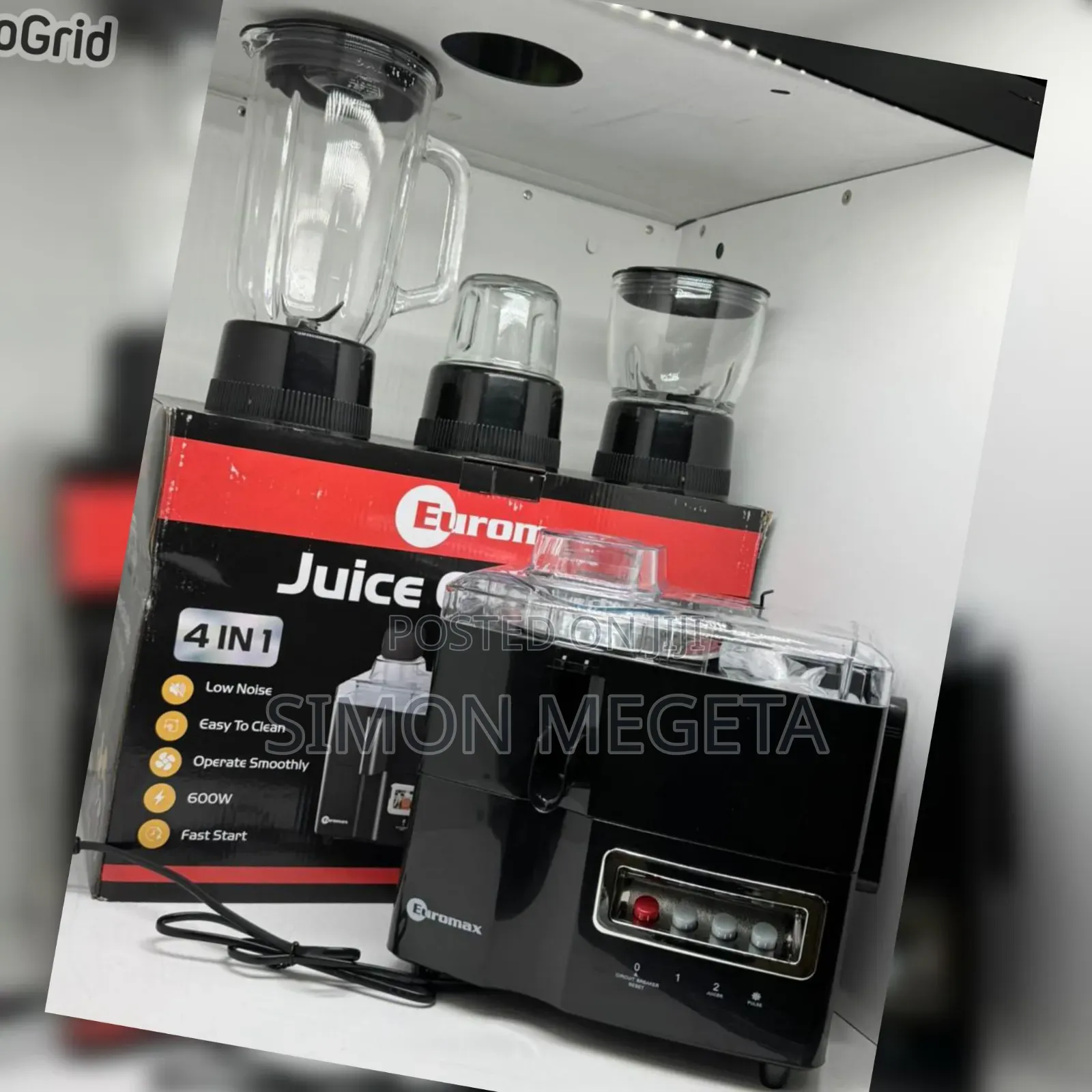 Restocked New Euromax 4 in 1 Juicer