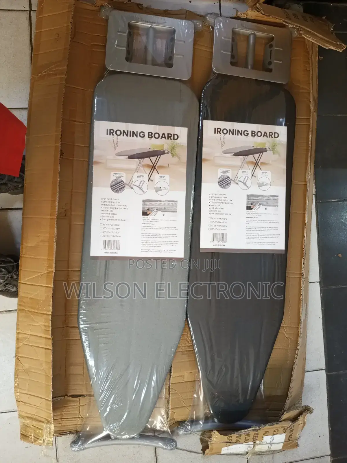 Metallic Ironing Board.