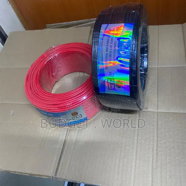 6.0mm Single Core Power Cable – Green Yellow Black Electrical Wire
