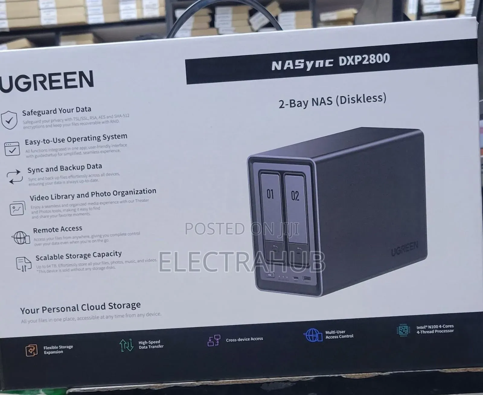 Ugreen Dpxp2800 2 Bay Desktop Nas