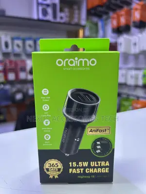 Oraimo Highway 15 3-in-1 Car Charger – 15.5w Fast Charger Occ-1152d