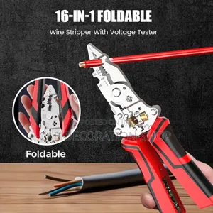Professional Electricians Crimper Pliers With Tester