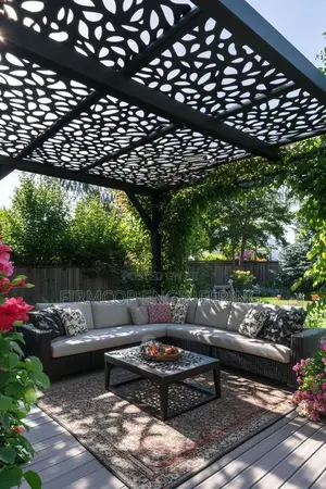 Luxury Laser-Cut Pergola